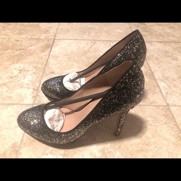 Vince Camuto Glitter High Heels - Picture 2 of 7